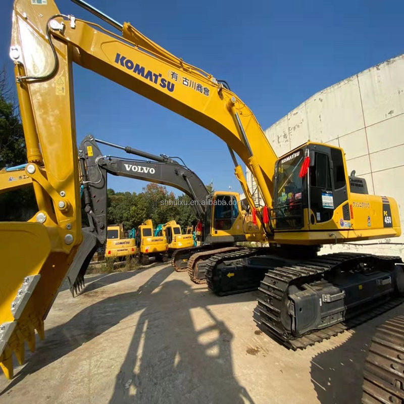 Excavateur Komatsu PC450 d'occasion, performances parfaites, action rapide, prix bas, garantie de qualité de deux ans