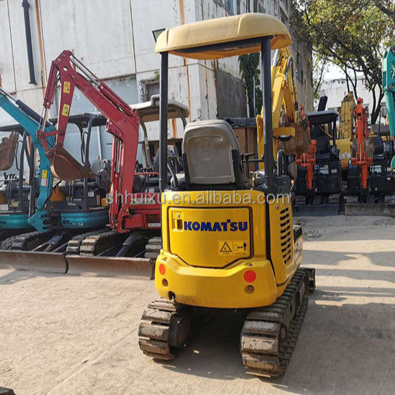 mini utilisé komatsu pc18 excavateur pc 18 1,8 tonne creuseur pc18mr moteur diesel japonais bonne performance