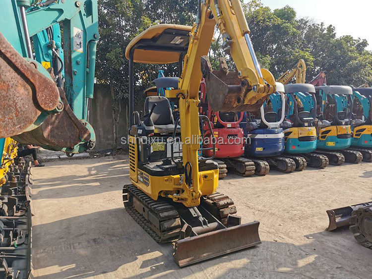 mini utilisé komatsu pc18 excavateur pc 18 1,8 tonne creuseur pc18mr moteur diesel japonais bonne performance