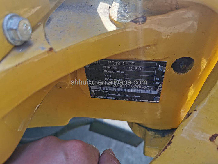 mini utilisé komatsu pc18 excavateur pc 18 1,8 tonne creuseur pc18mr moteur diesel japonais bonne performance