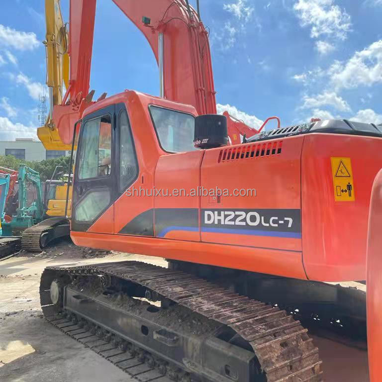 Vente à chaud de Doosan Doosan DH220lc excavateur/machine à creuser utilisée Doosan DH220-7 Corée d'origine à vendre