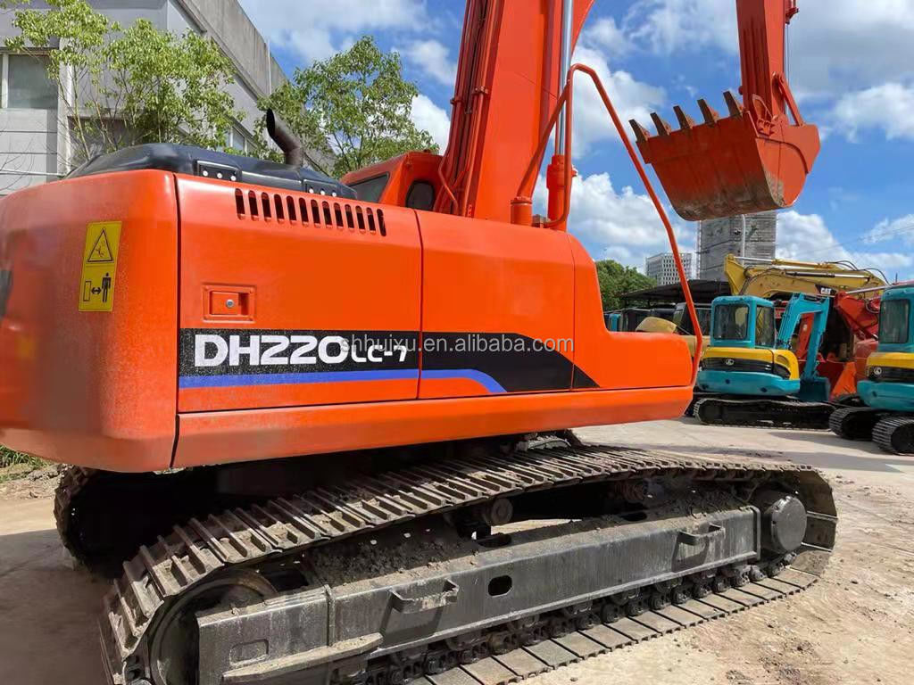 Vente à chaud de Doosan Doosan DH220lc excavateur/machine à creuser utilisée Doosan DH220-7 Corée d'origine à vendre