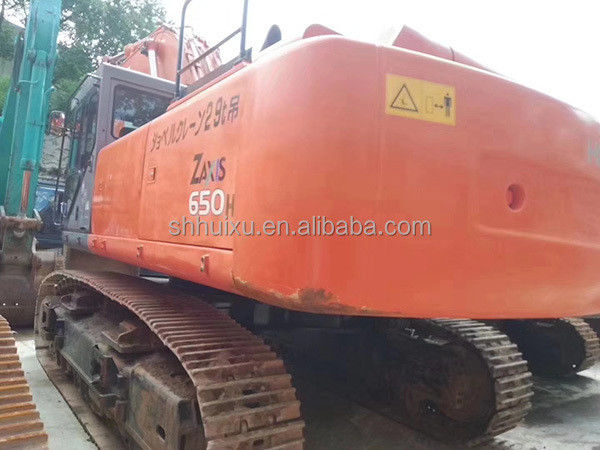 Hitachi vente à chaud d'occasion grande excavatrice HITACHI 650 en bon état machine à creuser japonaise d'occasion à vendre