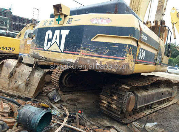 Excavateur à chenilles 330dl d'occasion Excavateur à chenilles CAT330B en bon état à vendre Chenille en stock