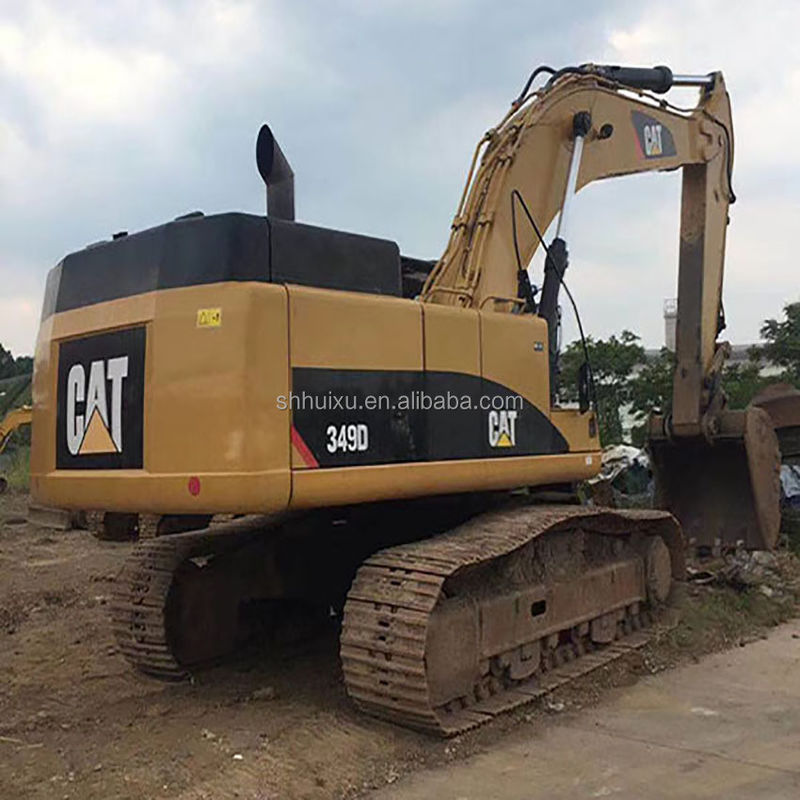 Excavateur d'occasion CAT349 Excavateur à rampe d'occasion en bon état à vendre