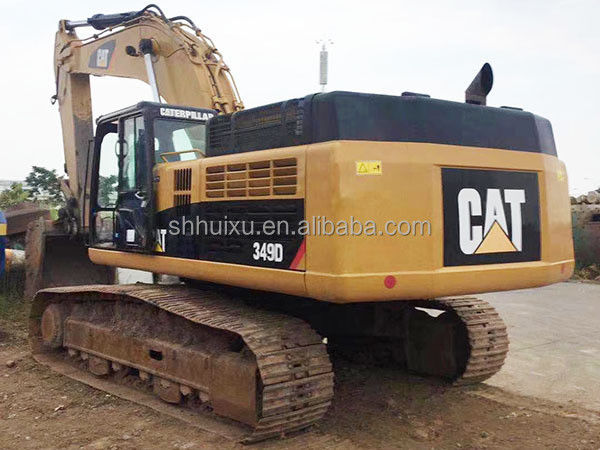 Excavateur d'occasion CAT349 Excavateur à rampe d'occasion en bon état à vendre