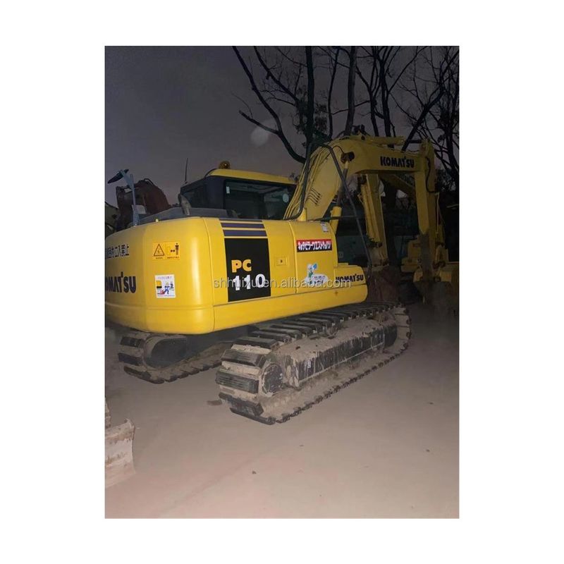 Excavateur hydraulique Komatsu PC110 d'occasion machine japonaise de creusement Komatsu Excavateur