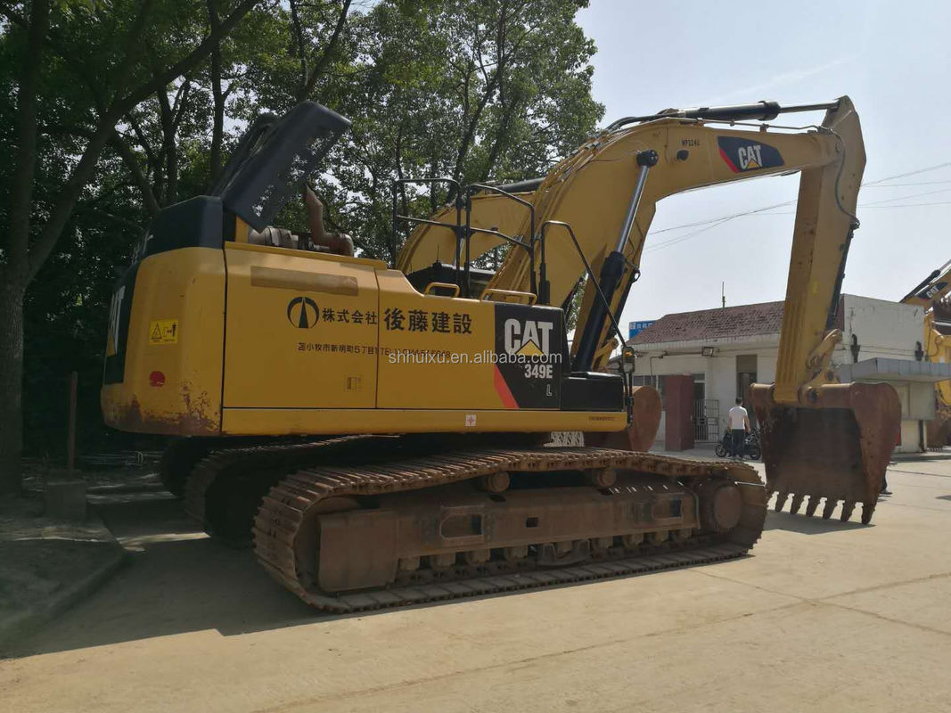 Excavateur d'occasion CAT349 Excavateur à rampe d'occasion en bon état à vendre