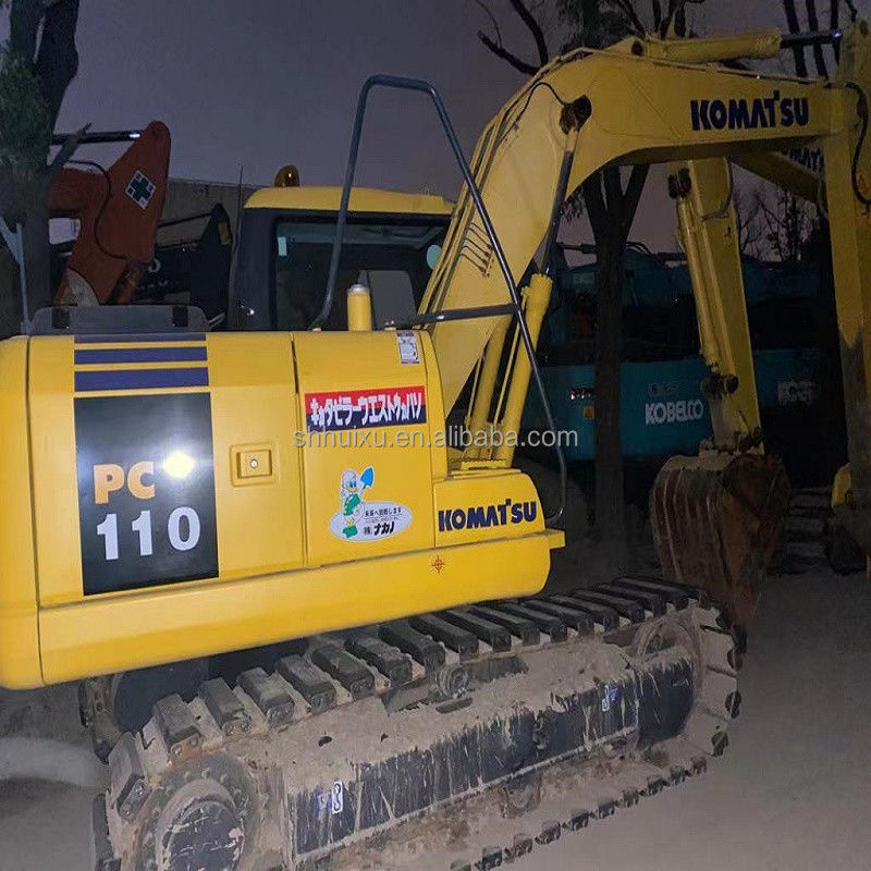 Excavateur hydraulique Komatsu PC110 d'occasion machine japonaise de creusement Komatsu Excavateur