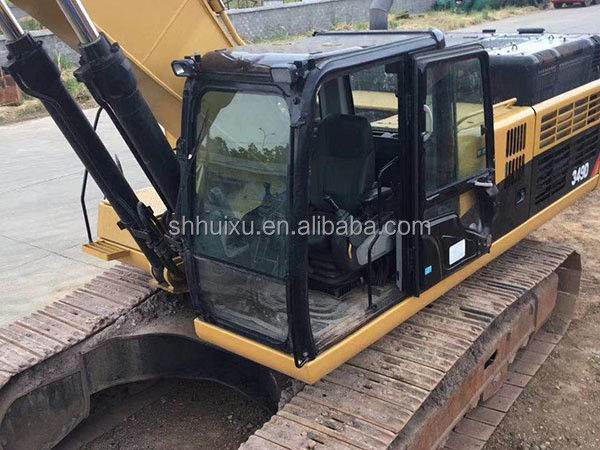 Excavateur d'occasion CAT349 Excavateur à rampe d'occasion en bon état à vendre