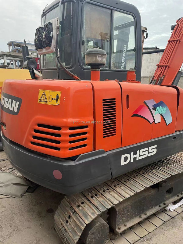 Vente à chaud des excavatrices d'occasion Doosan 55, Doosan DH55 Digger Mini Excavatrice d'occasion