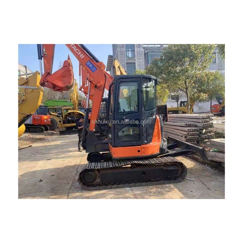 Hitachi en stock Prix bon marché mini-pelée japonaise HITACHI 55/Excavateur hydraulique de deuxième main Excavateur en bon état HITACHI 55
