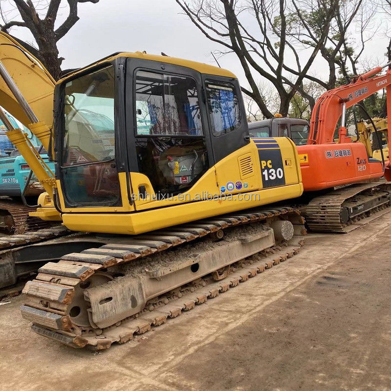 Komatsu Excavateur à rampe bon marché PC130 mini utilisé machine de creusement de seconde main Komatsu Excavateur
