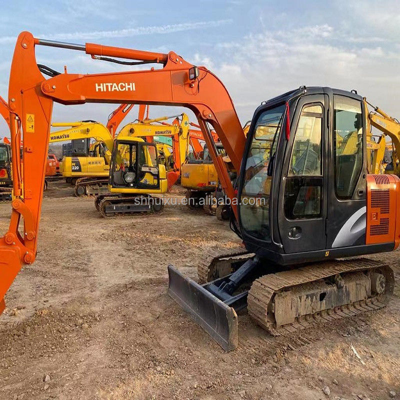 Hitachi en stock Hitachi ex60 japonais vente d'excavateur d'occasion/Excavateur hydraulique à rouleaux d'occasion en bon état
