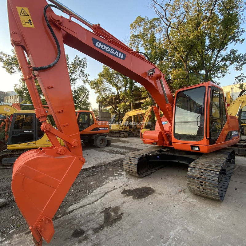 Vente à chaud de Doosan Utilisé de bonne qualité Excavateur Doosan DH150 Lc-7 Prêt à l'emploi 15 tonnes Excavateur Doosan Dh150 à vendre à chaud