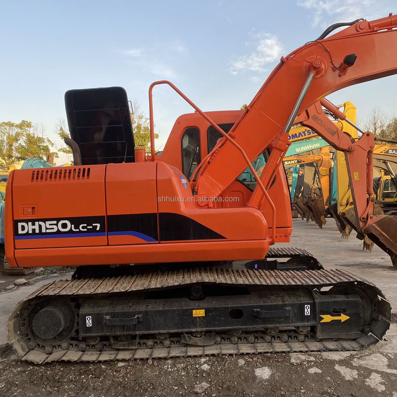 Vente à chaud de Doosan Utilisé de bonne qualité Excavateur Doosan DH150 Lc-7 Prêt à l'emploi 15 tonnes Excavateur Doosan Dh150 à vendre à chaud
