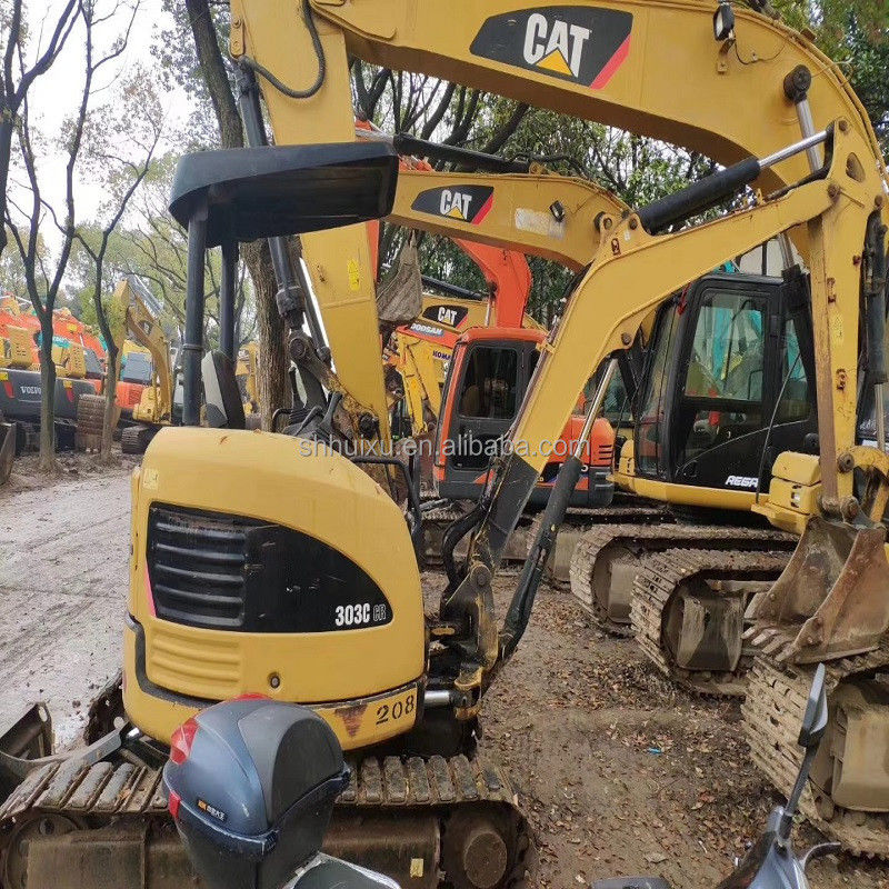 Excavatrice utilisée en bon état CAT303C prix raisonnable à vendre/de seconde main Excavatrice japonaise CAT303C