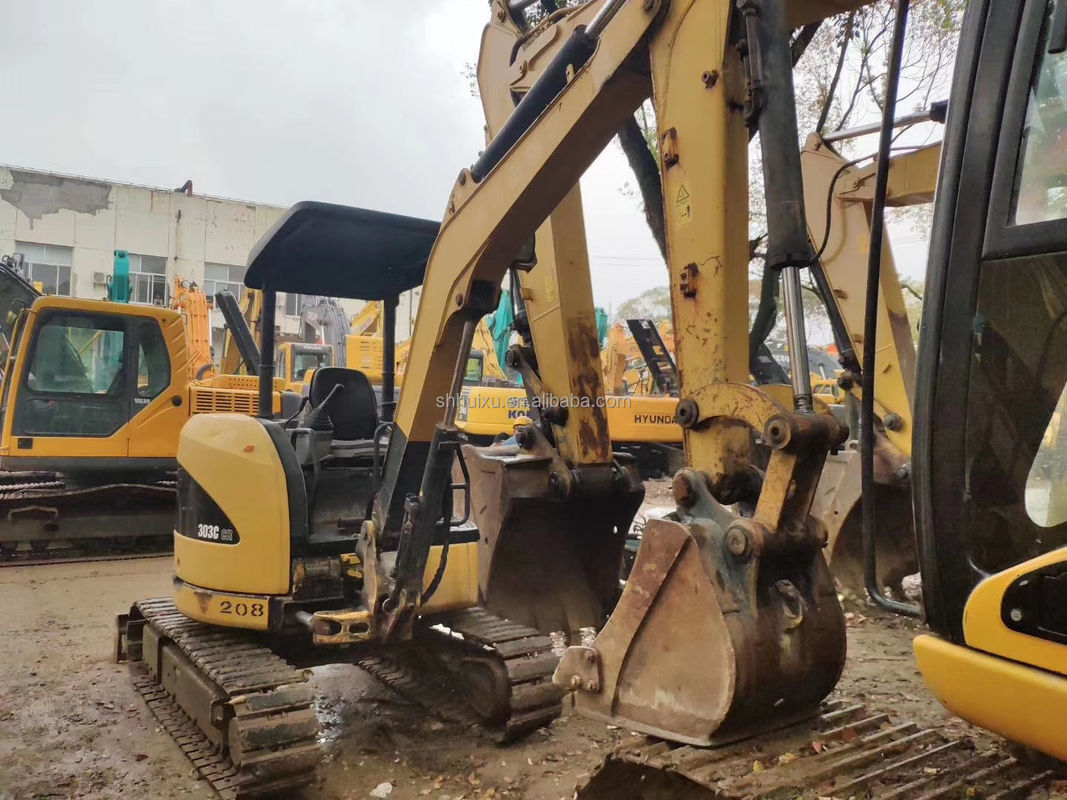 Excavatrice utilisée en bon état CAT303C prix raisonnable à vendre/de seconde main Excavatrice japonaise CAT303C