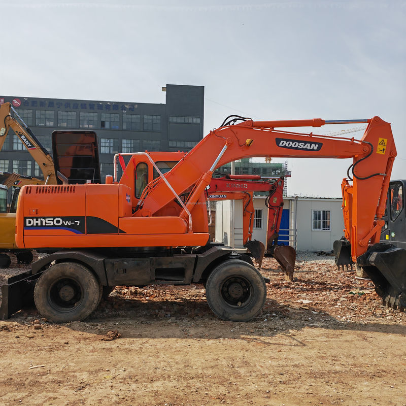 Vente à chaud de Doosan Nouveau Vente de biens d'occasion Excavatrices à roues Doosan DH150, 90 excavatrices neuves/utilisées Doosan