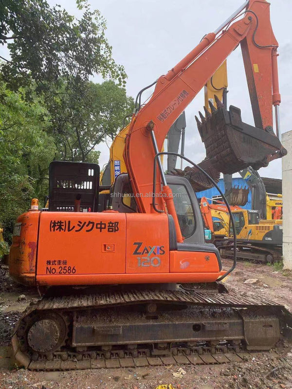Hitachi vente à chaud machine à creuser japonaise HITACHI 120 à vendre de seconde main hydraulique Excavateur à ramper en bon état