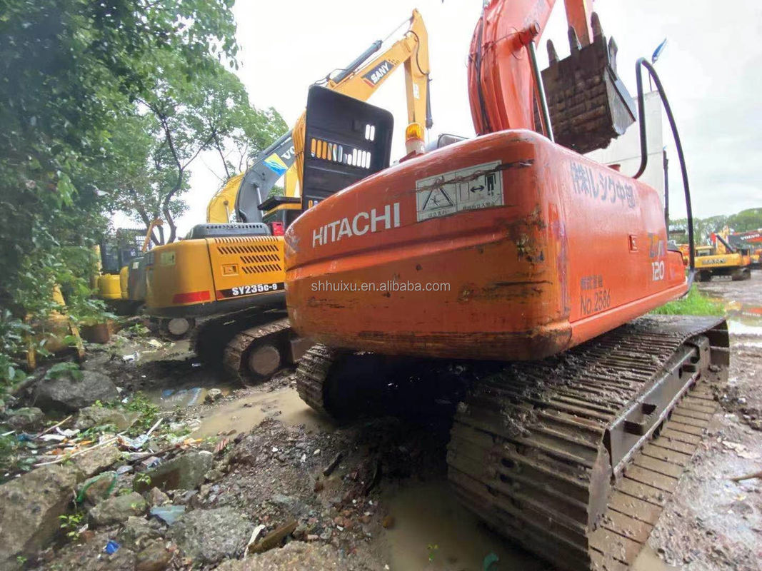 Hitachi vente à chaud machine à creuser japonaise HITACHI 120 à vendre de seconde main hydraulique Excavateur à ramper en bon état