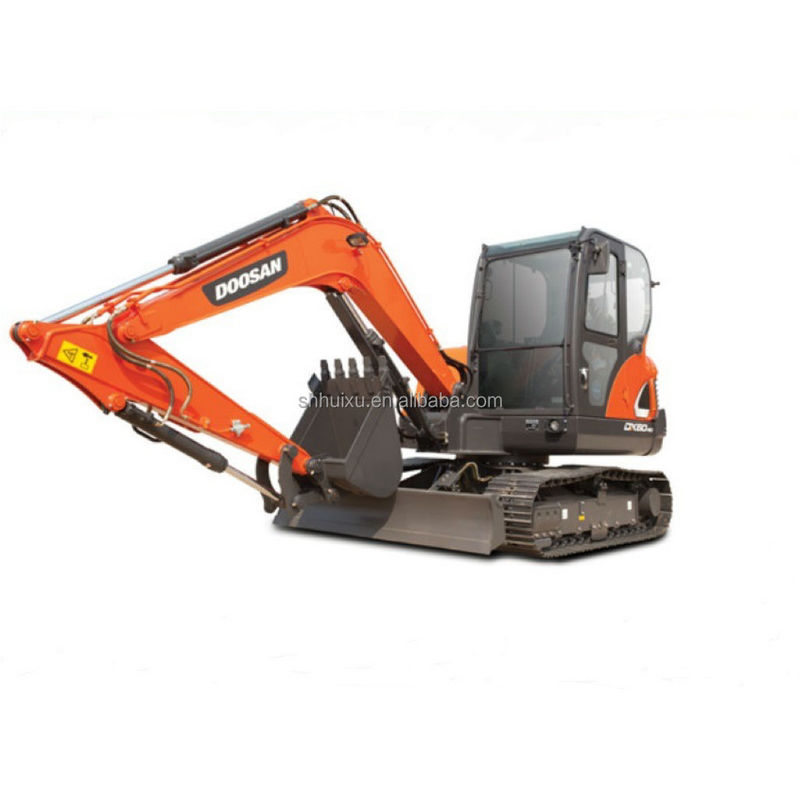 Vente à chaud de Doosan à Shanghai en gros d'excavatrice d'occasion doosan dx60 DX60-5B DX60-9C DX60R/excavatrice dx60-9c utilisée doosan