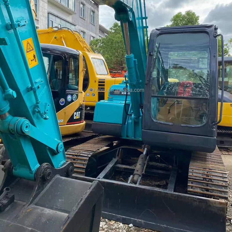 Excavatrice mini-micro Kobelco 75 mini-excavatrice d'occasion machines utilisées 7,5 tonnes excavatrice américaine Chine excavatrice de jardin