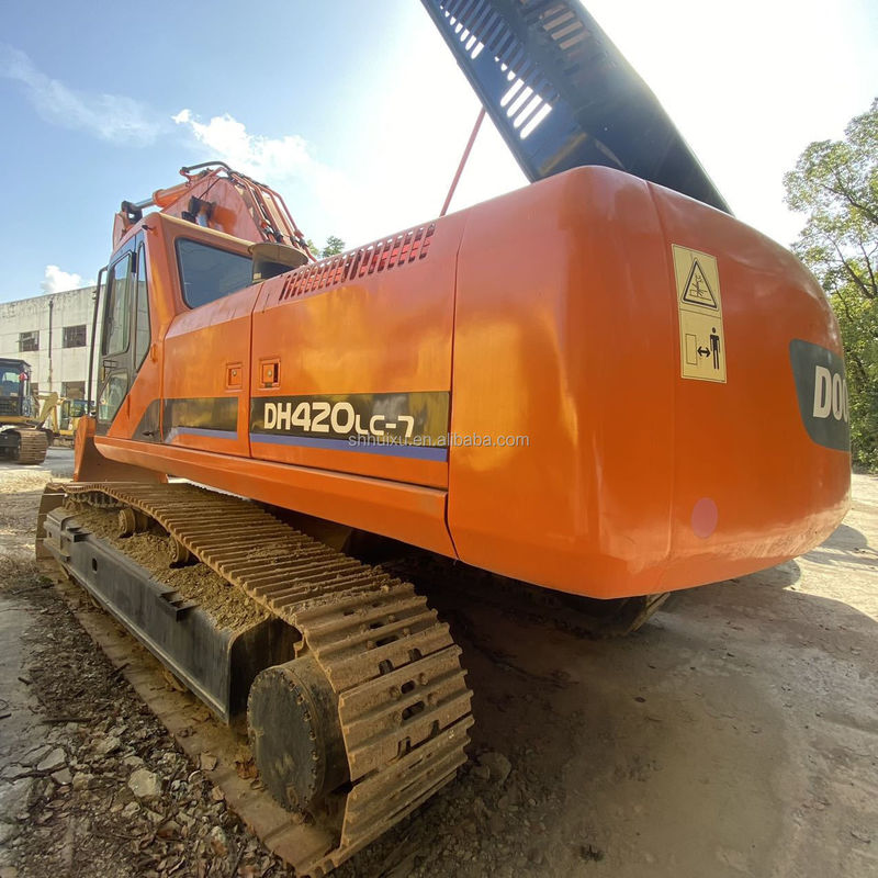 Doosan équipement de déplacement de terre à vendre à chaud utilisé doosan excavateur dh420lc-7