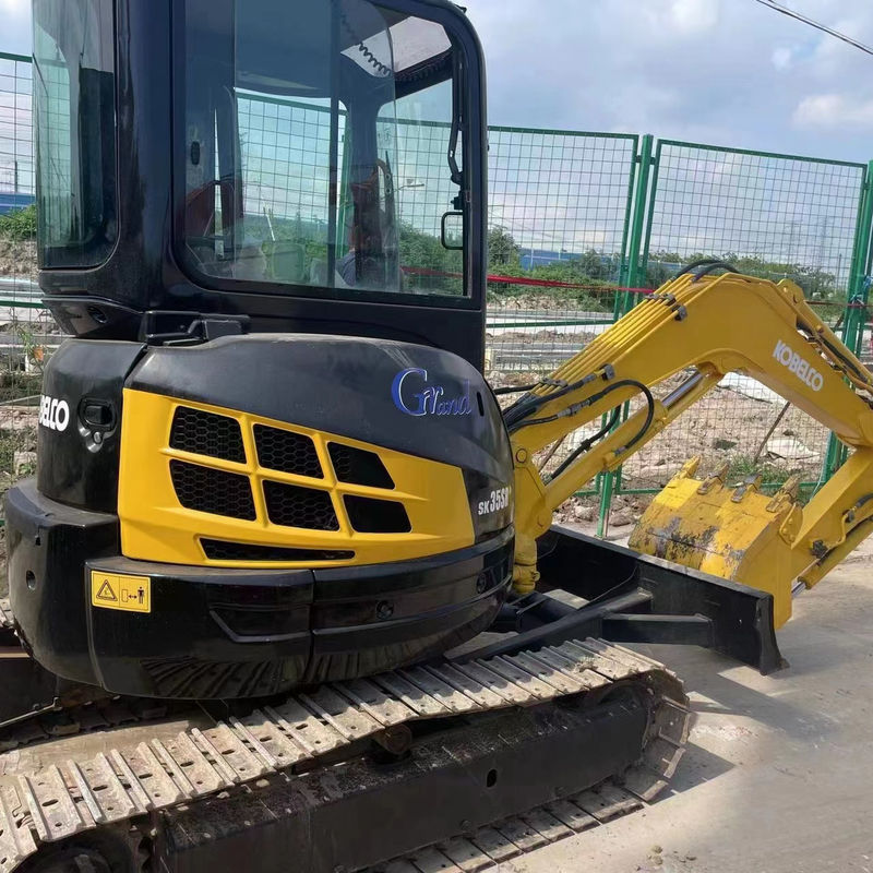 Prix mini-excavateur d'occasion Kobelco 35SR mini-excavateur d'occasion machines d'occasion 3,5 tonnes excavateur hydraulique à rampe à rampe