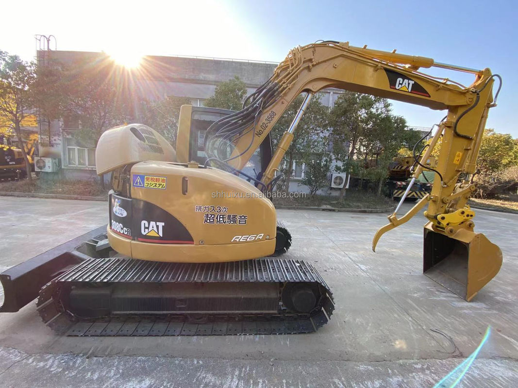 Excavateur mini-excavateur à rampe CAT308C bon marché Excavateur à rampe d'occasion en bon état