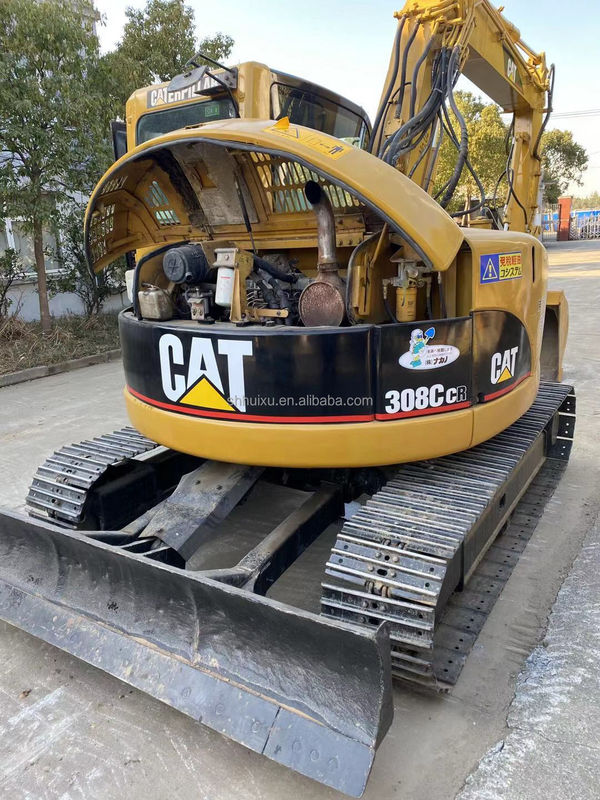 Excavateur mini-excavateur à rampe CAT308C bon marché Excavateur à rampe d'occasion en bon état