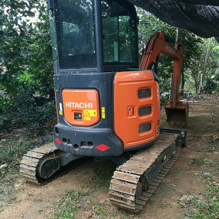 Excavatrice hydraulique utilisée Hitachi ZX35, excavateur à chaîne Hitachi ZX35U-2
