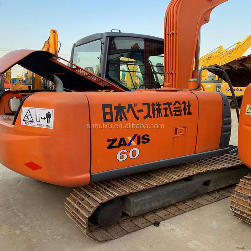 Vente à chaud HITACHI Excavateur hydraulique à rouleaux d'occasion HITACHI 60 en bon état Origine japonaise/ mini-excavateur d'occasion à vendre