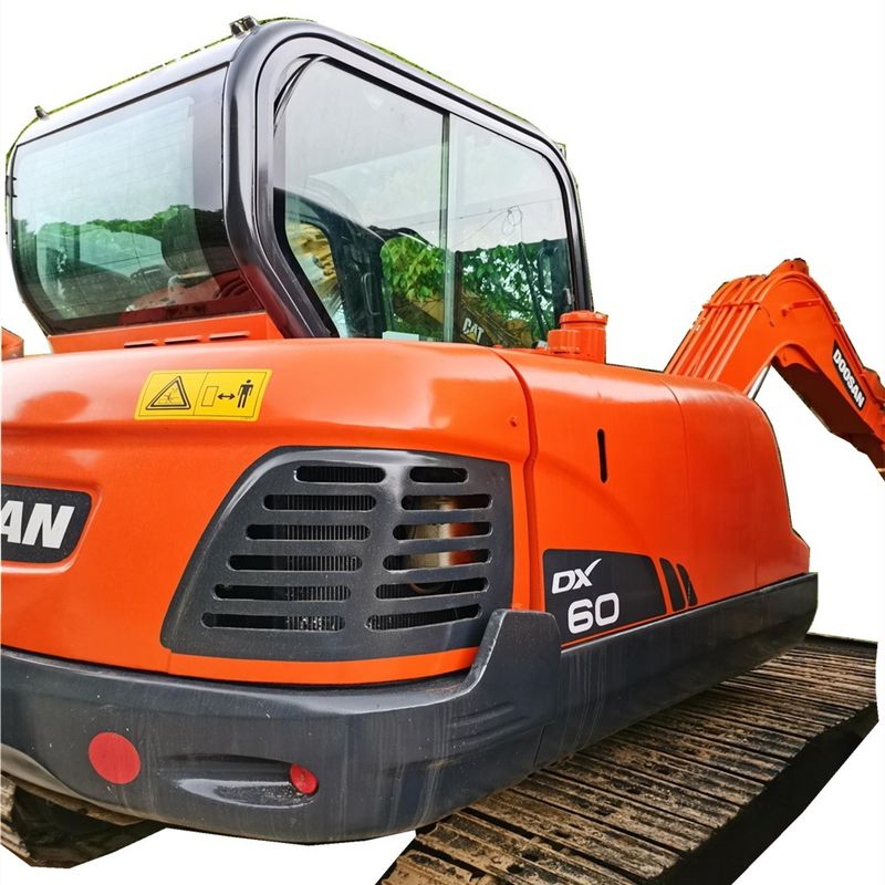 Vente à chaud de Doosan Vente à prix réduit Excavateur d'occasion Doosan DX60W machine à roues