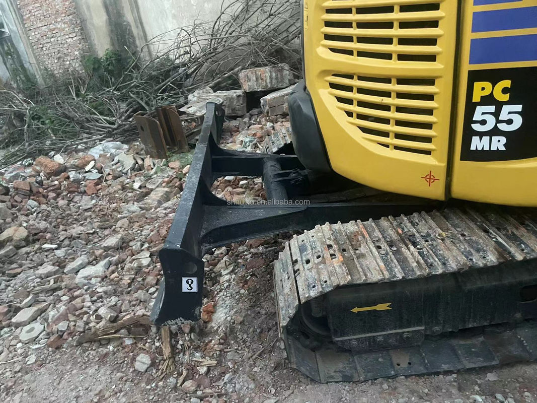 Excavateur à rouleaux hydrauliques d'occasion de haute qualité KOMATSU PC55MR Origine japonaise/mini-excavateur d'occasion KOMATSU PC55MR Prix bon marché