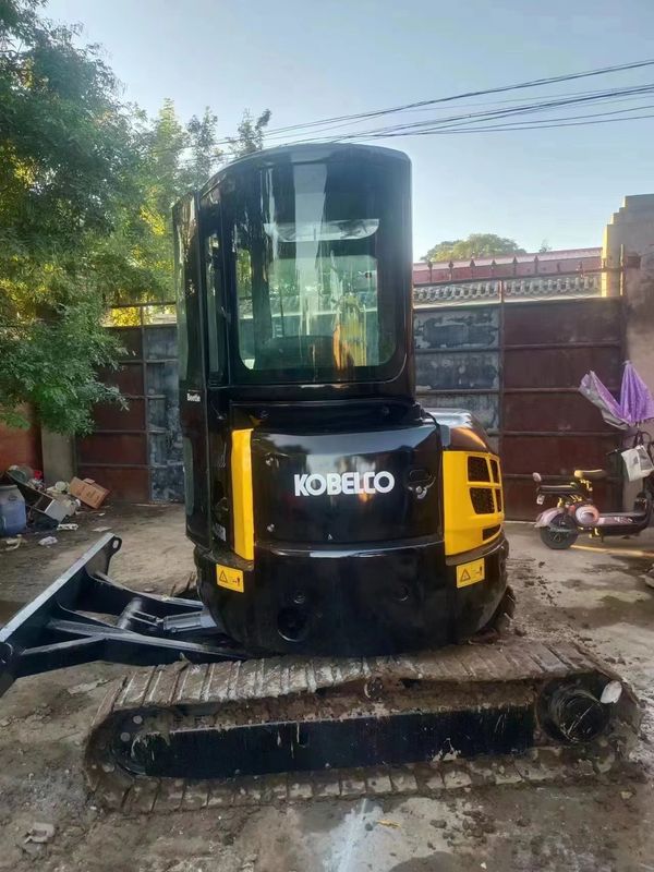 excavateur utilisé de haute qualité kobelco 35sr/état de travail de seconde main bon marché excavateur kobelco 35sr