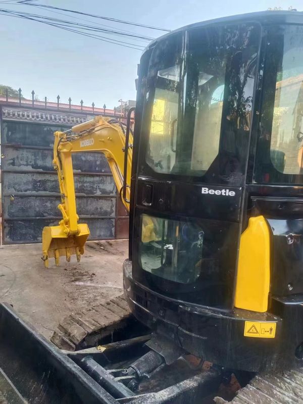 excavateur utilisé de haute qualité kobelco 35sr/état de travail de seconde main bon marché excavateur kobelco 35sr
