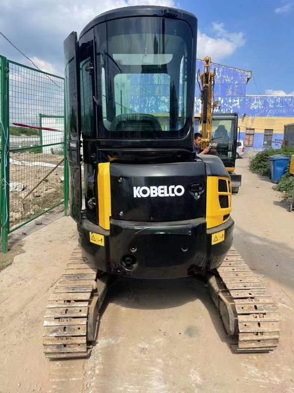 excavateur utilisé de haute qualité kobelco 35sr/état de travail de seconde main bon marché excavateur kobelco 35sr