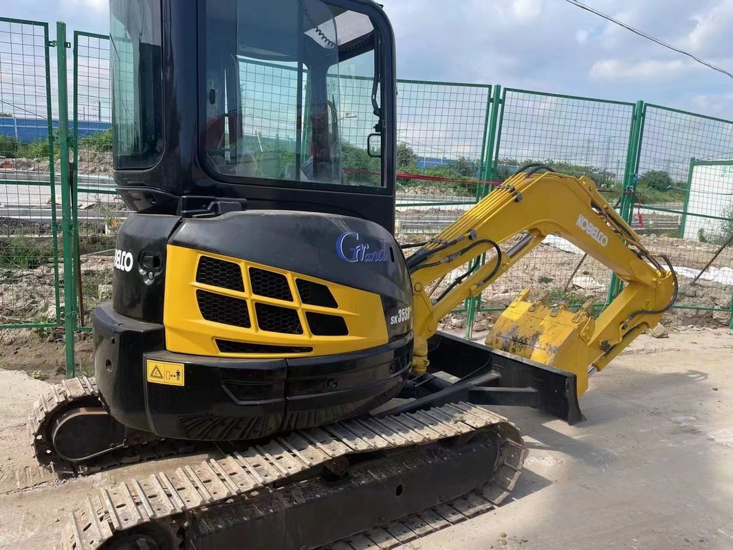 excavateur utilisé de haute qualité kobelco 35sr/état de travail de seconde main bon marché excavateur kobelco 35sr