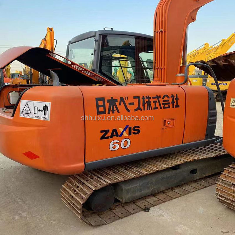 Vente à chaud HITACHI Excavator hydraulique à rouleaux HITACHI ZX60 d'occasion en bon état