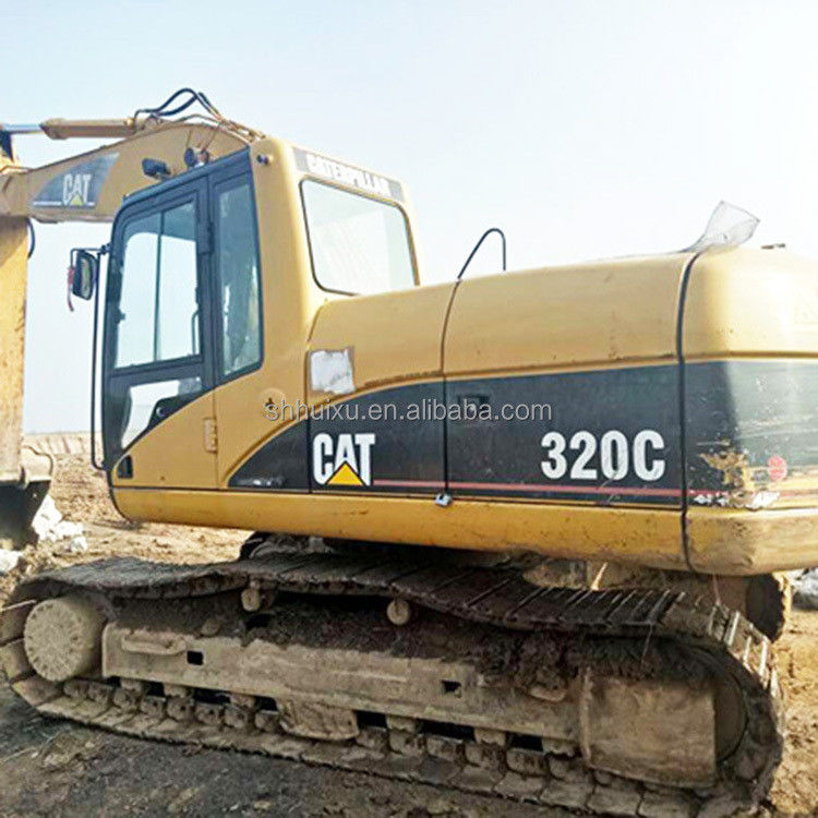 Japon utilisé excavateur cat 320 Excavateur hydraulique à rampe de seconde main CAT320C en bon état à vendre CAT 303 excavateur cat 306