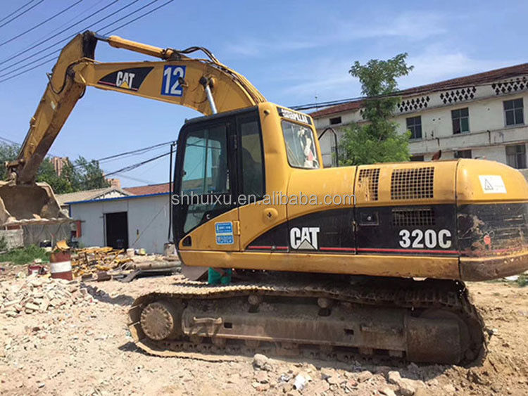 Japon utilisé excavateur cat 320 Excavateur hydraulique à rampe de seconde main CAT320C en bon état à vendre CAT 303 excavateur cat 306
