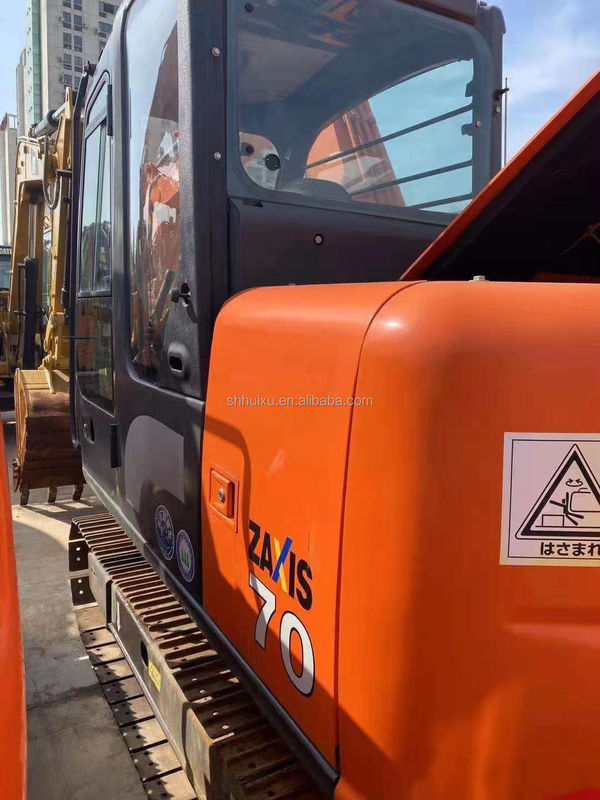 Vente à chaud Hitachi Meilleure vente mini-pelée utilisée HITACHI ZX70 d'origine japonaise Excavateur hydraulique de seconde main en bon état