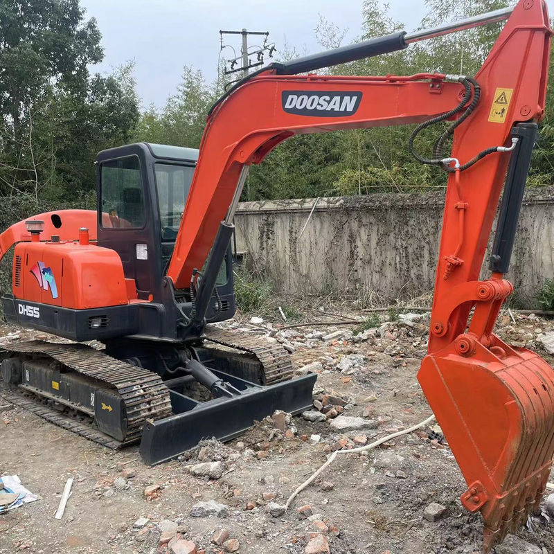 Excavateur hydraulique mini rampant Doosan 55 petit creuseur machines d'occasion d'occasion compacte creuseur mini creuseur prix