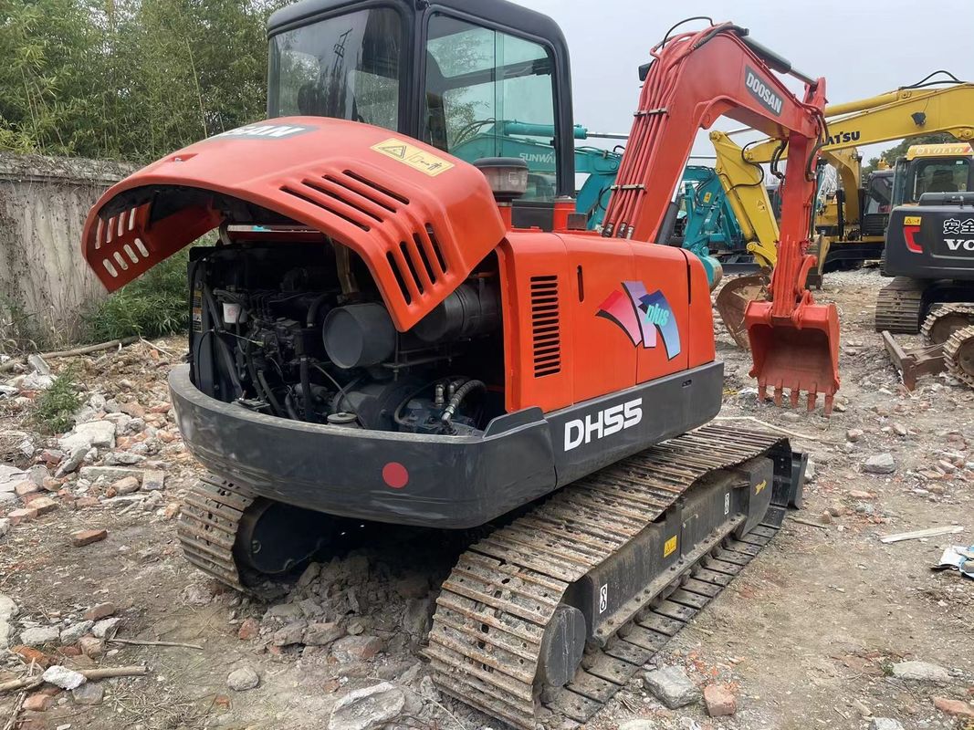 Excavateur hydraulique mini rampant Doosan 55 petit creuseur machines d'occasion d'occasion compacte creuseur mini creuseur prix