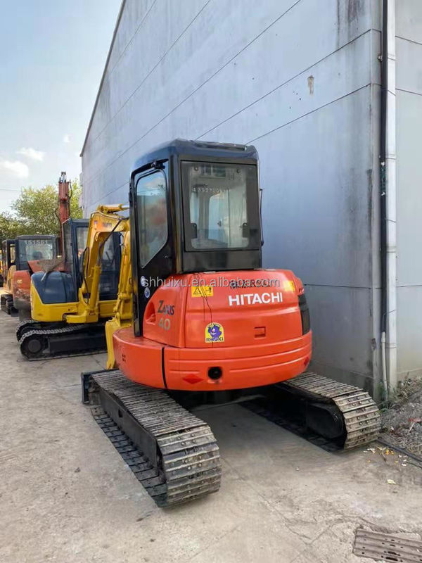 Hitachi en stock Usine de seconde main Petite excavatrice hydraulique en bon état HITACHI ZX40U/Une mini-excavatrice japonaise HITACHI ZX40U à vendre