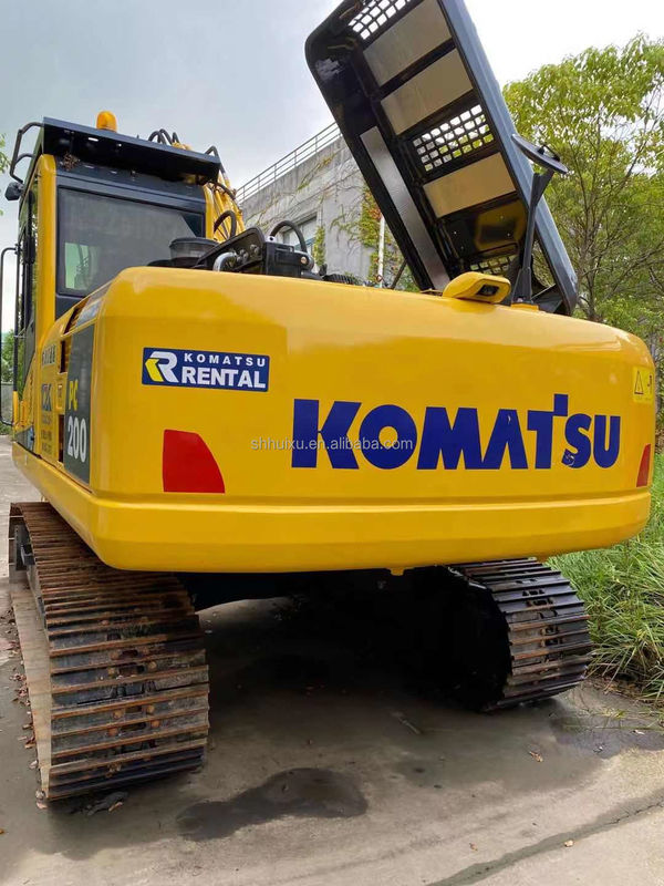 Komatsu d'occasion Hydraulique d'origine japonaise Komatsu PC200-8 excavateur à rampe machine de creusement d'occasion de bonne qualité Komatsu Excavateur