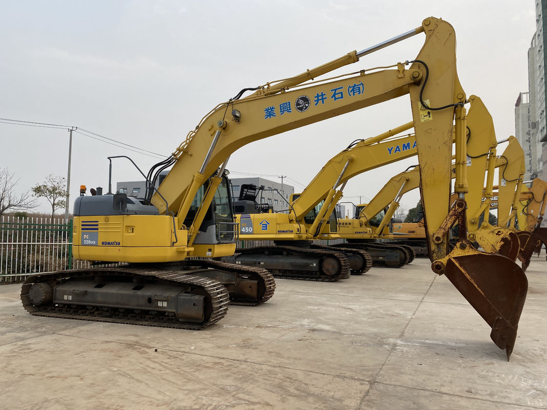 Komatsu KOMATSU PC228 de seconde main bonne qualité excavateur hydraulique à rampe utilisée machine de creusement d'origine japonaise Komatsu Excavator