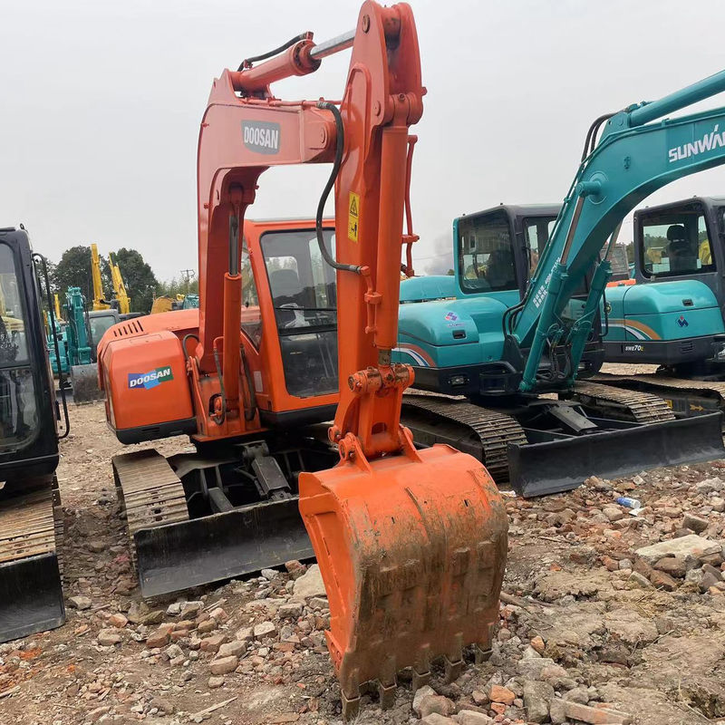 Bonne performance de l'excavateur Doosan DX75 petit creuseur utilisé des machines de 6 tonnes d'excavation vente pour mini le meilleur de l'excavateur