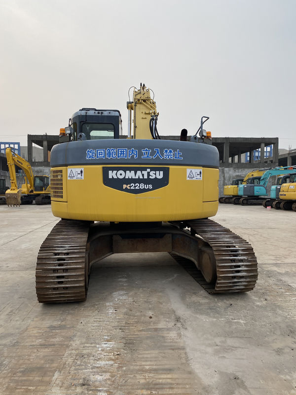 Komatsu KOMATSU PC228 de seconde main bonne qualité excavateur hydraulique à rampe utilisée machine de creusement d'origine japonaise Komatsu Excavator